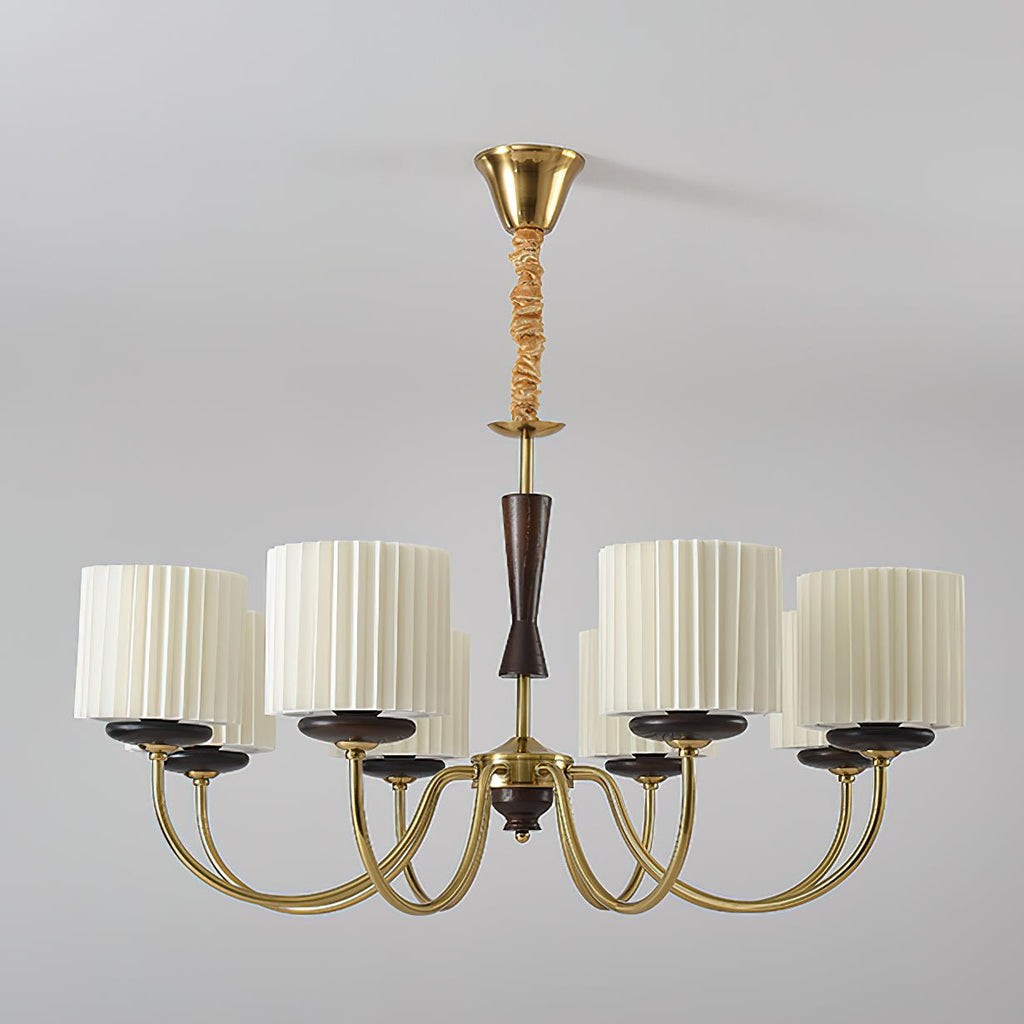Lustra Chandelier en Laiton Tissu - Neutralighting