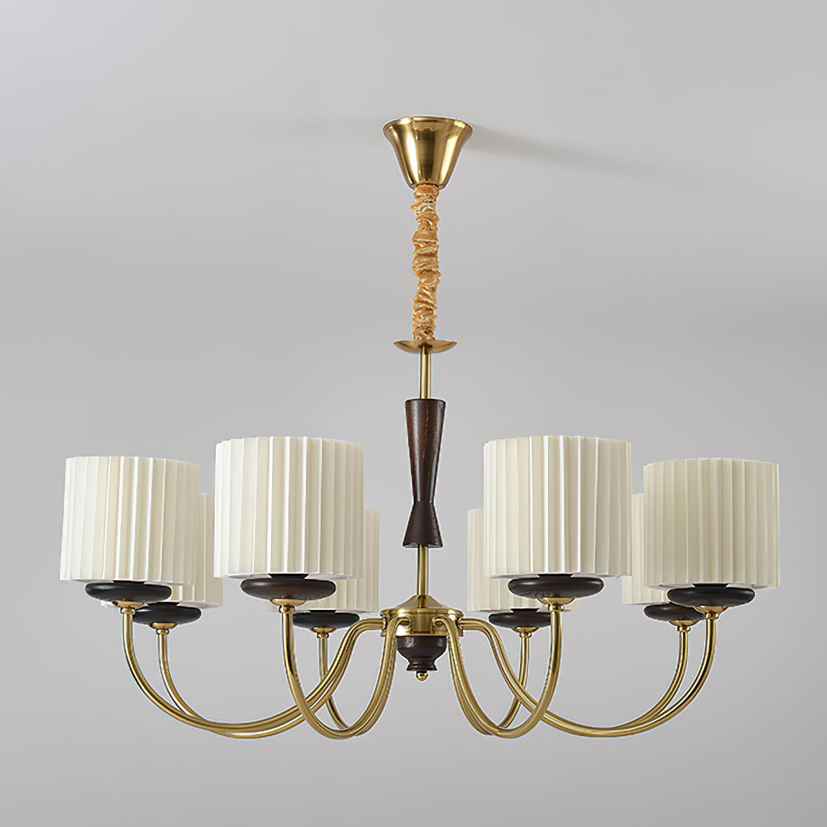 Lustra Chandelier en Laiton Tissu - Neutralighting