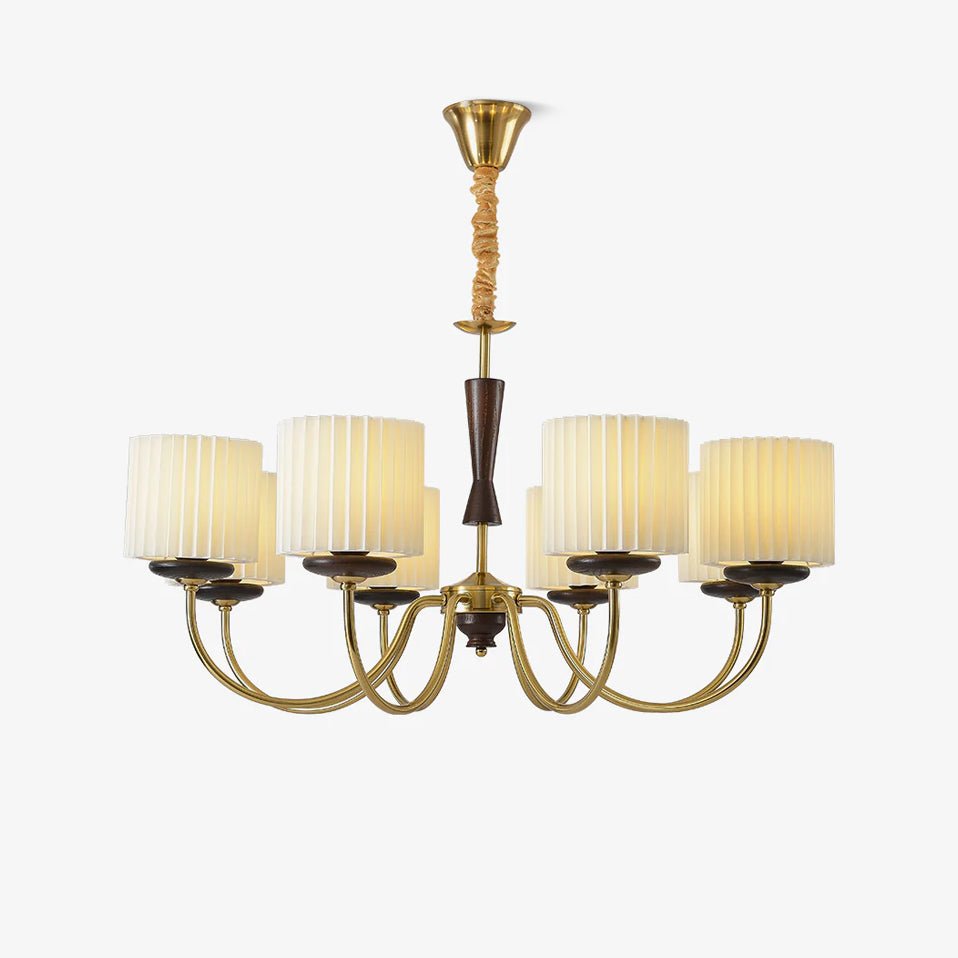 Lustra Chandelier en Laiton Tissu - Neutralighting