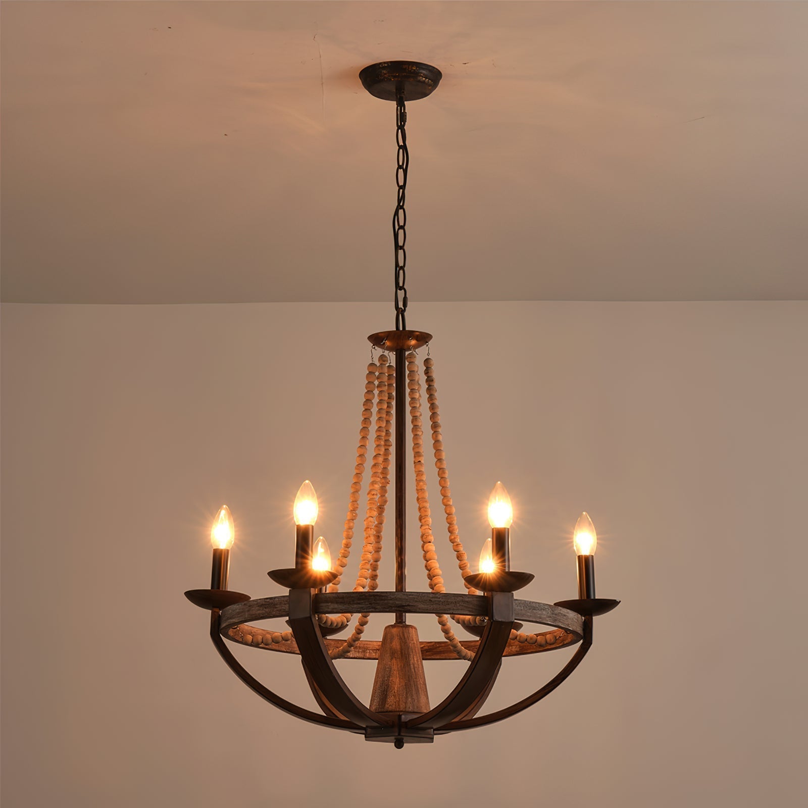 Adan Lustre Bois Moderne Traditionnel - Neutralighting