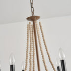 Adan Lustre Bois Moderne Traditionnel - Neutralighting