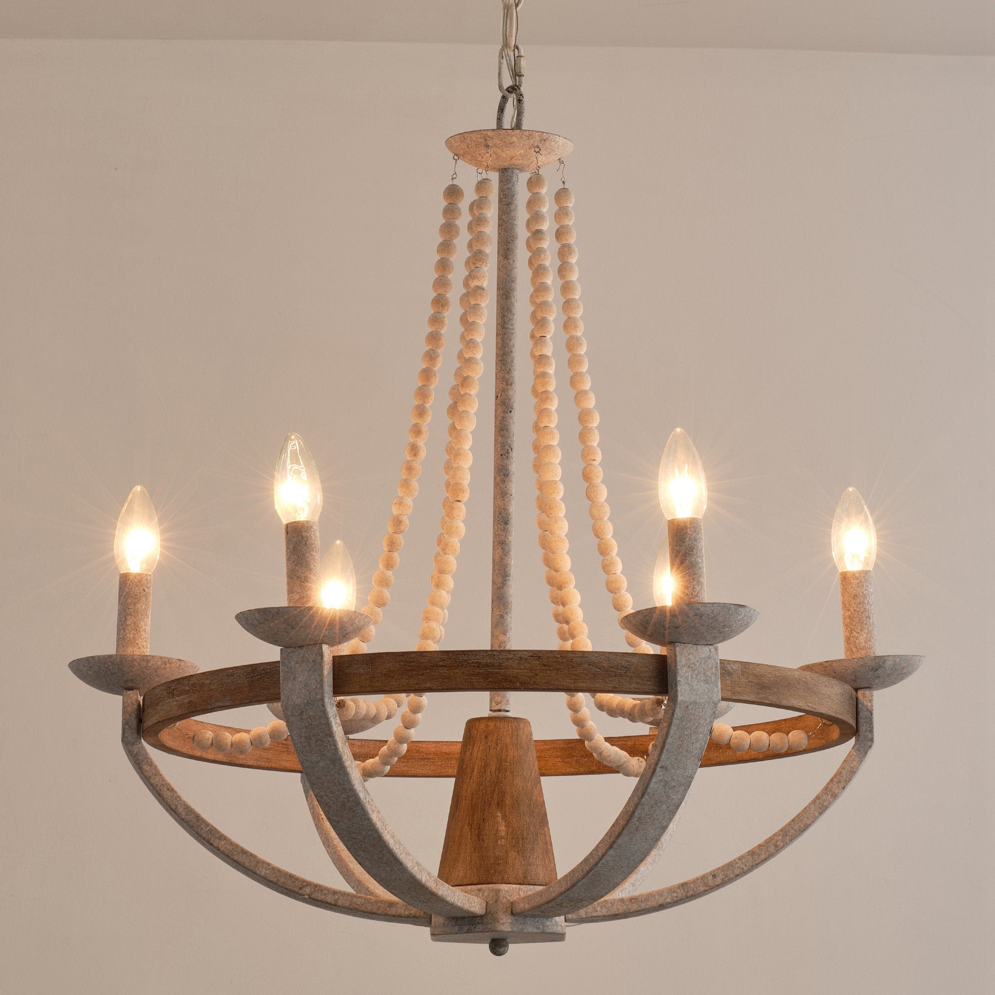 Adan Lustre Bois Moderne Traditionnel - Neutralighting