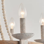Adan Lustre Bois Moderne Traditionnel - Neutralighting