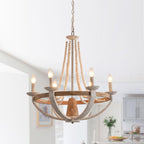 Adan Lustre Bois Moderne Traditionnel - Neutralighting