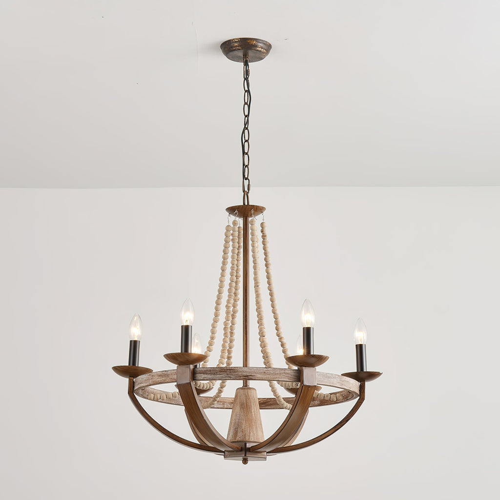 Adan Lustre Bois Moderne Traditionnel - Neutralighting