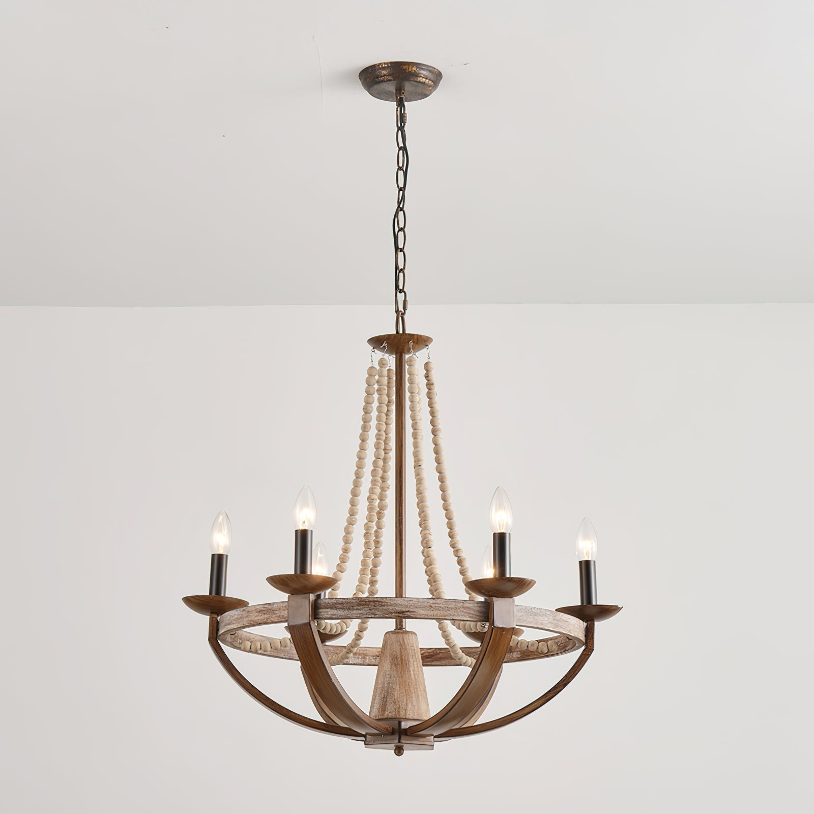 Adan Lustre Bois Moderne Traditionnel - Neutralighting