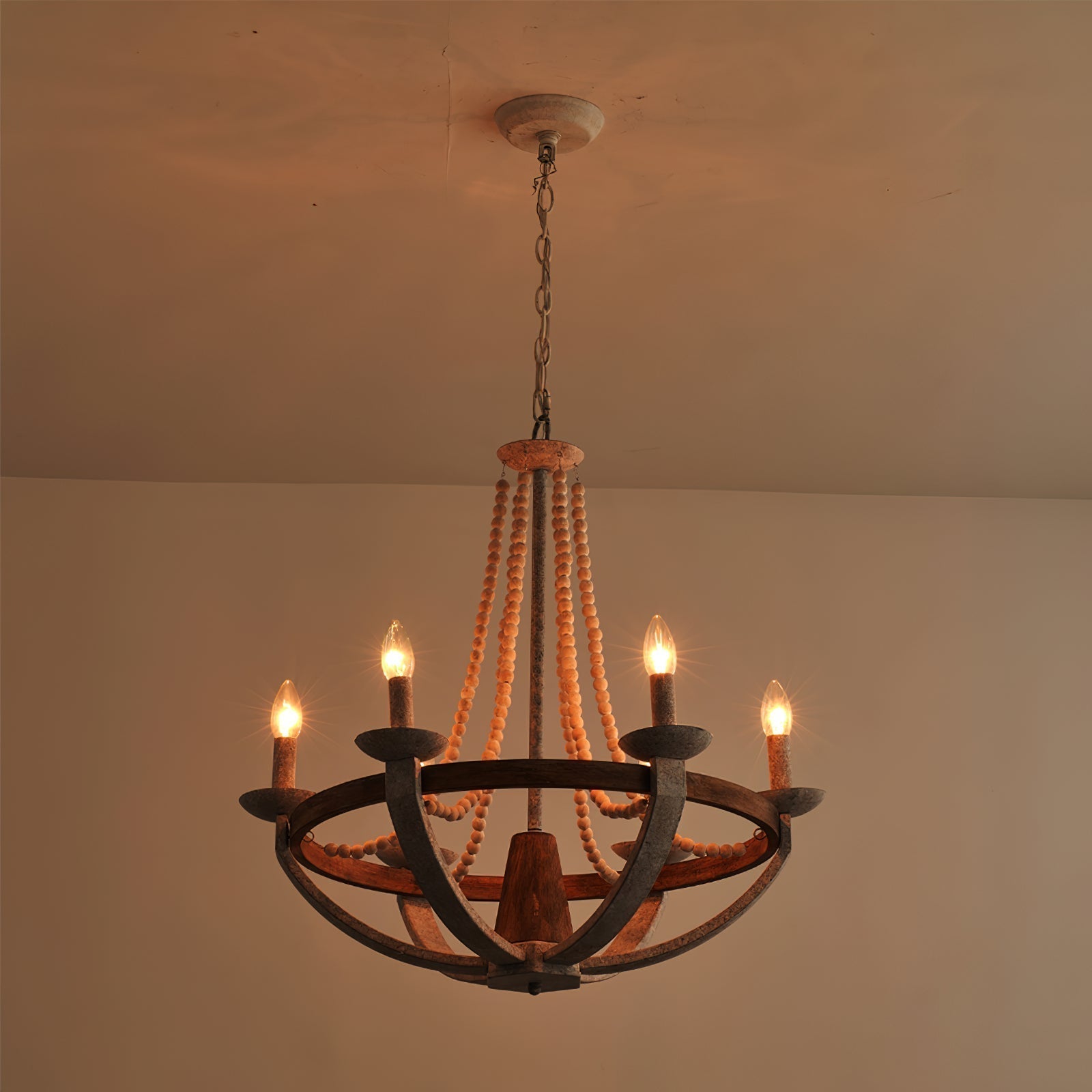 Adan Lustre Bois Moderne Traditionnel - Neutralighting