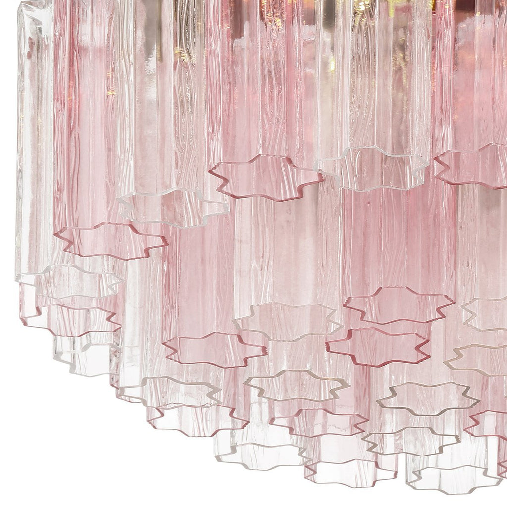 Aurora Plafonnier en Tube de Verre Superposé Ambre - Neutralighting