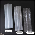 Aurora Chandelier Blanc Tubes Superposés - Neutralighting