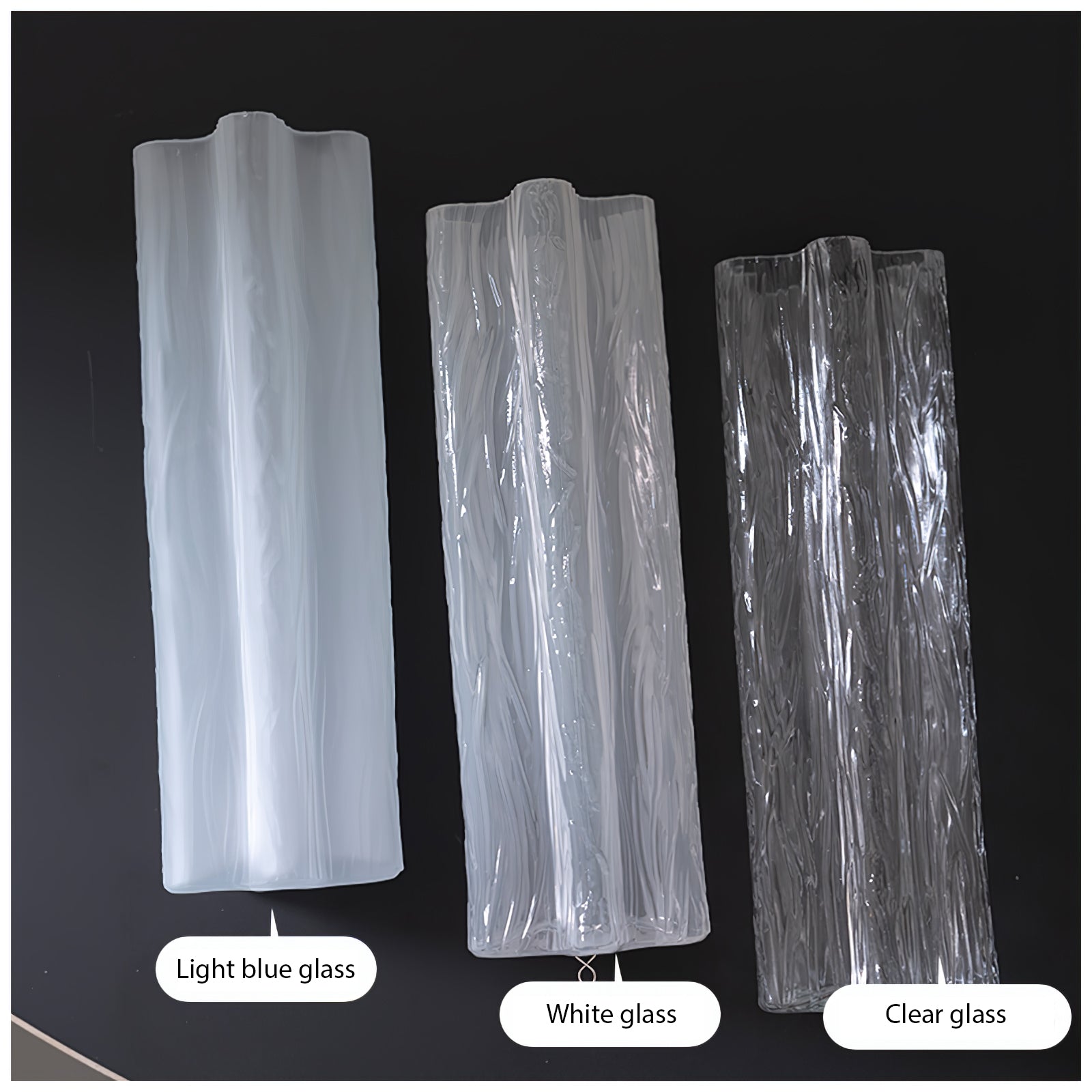 Aurora Chandelier Blanc Tubes Superposés - Neutralighting