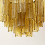 Aurora Lustre Verre Tube Superposé Luxe - Neutralighting