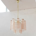 Aurora Lustre Verre Tube Superposé Luxe - Neutralighting