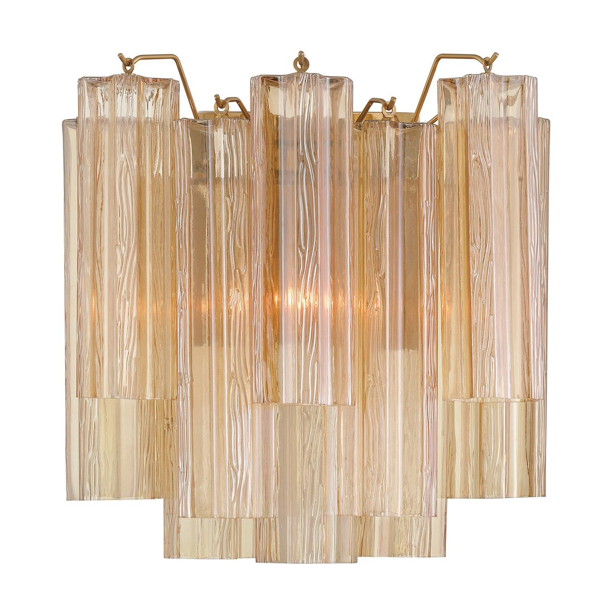 Aurora Applique Murale Moderne en Verre Ambre - Neutralighting