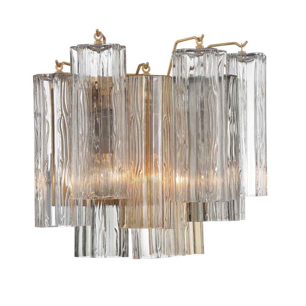 Aurora Applique Murale Moderne en Verre Ambre - Neutralighting