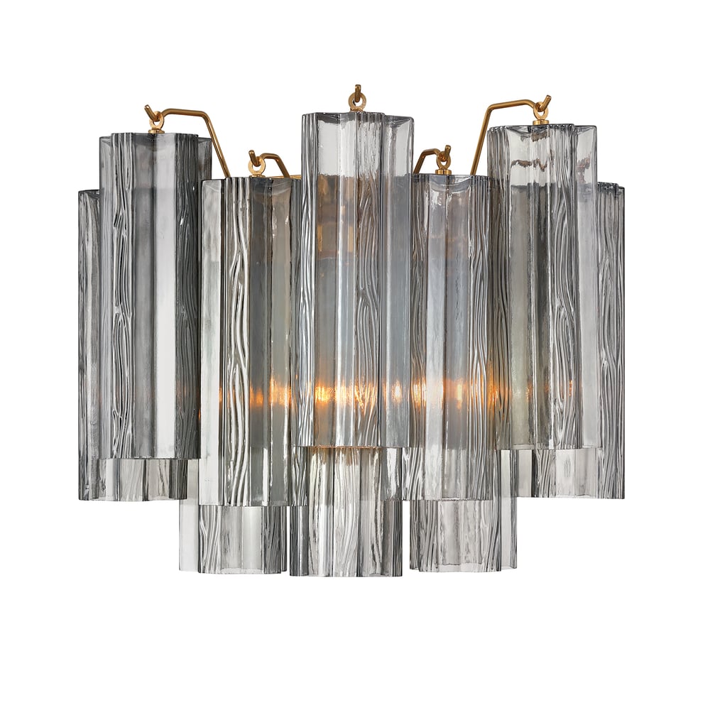Aurora Applique Murale Moderne en Verre Ambre - Neutralighting