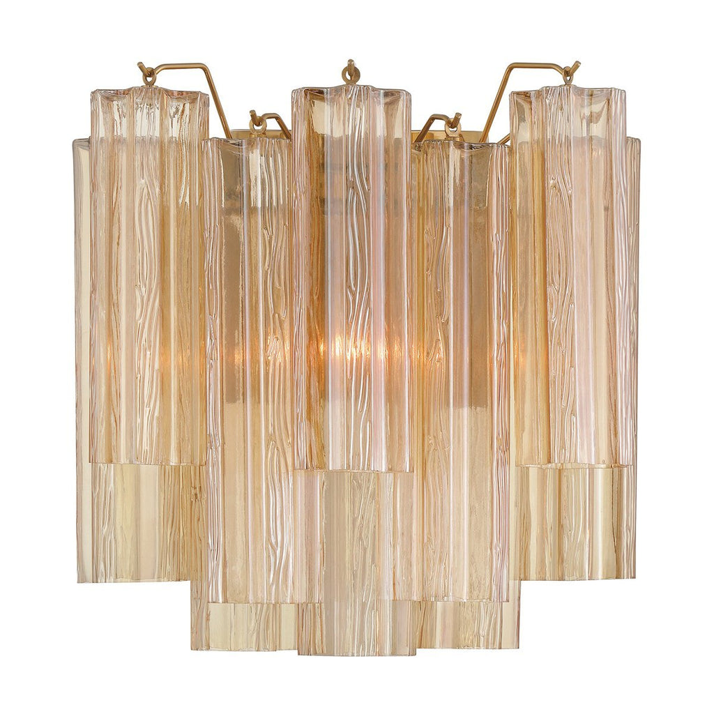 Aurora Applique Murale Moderne en Verre Ambre - Neutralighting
