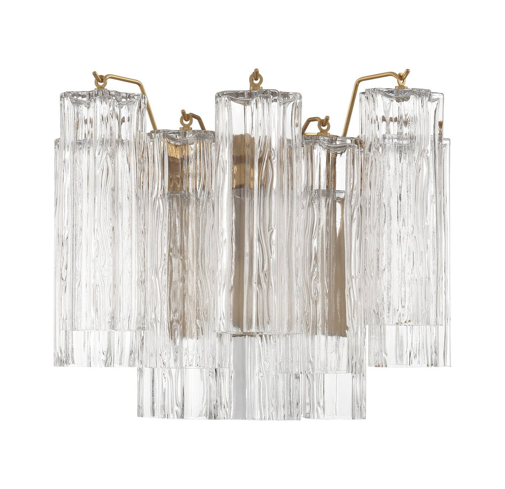 Aurora Applique Murale Moderne en Verre Ambre - Neutralighting