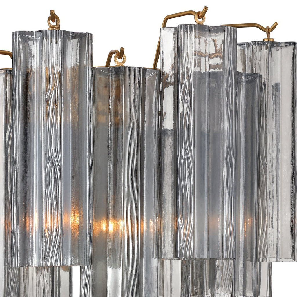 Aurora Applique Murale Moderne en Verre Ambre - Neutralighting