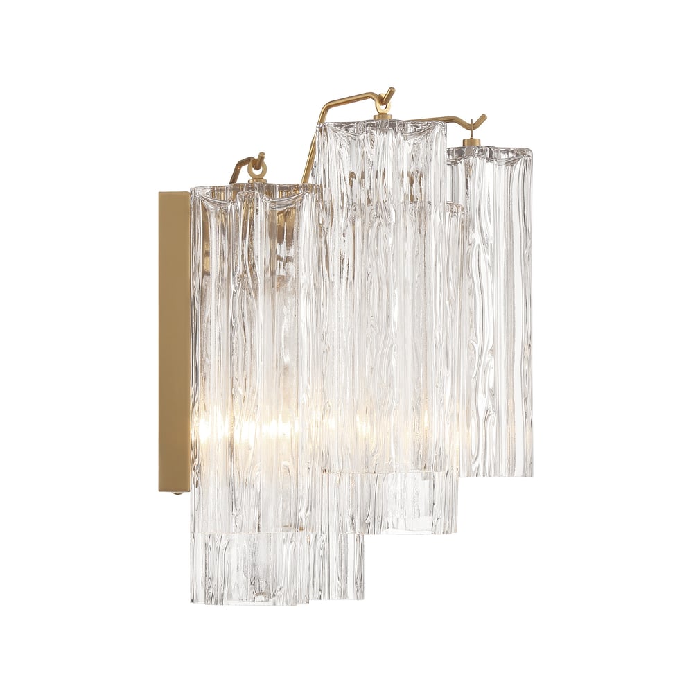 Aurora Applique Murale Moderne en Verre Ambre - Neutralighting