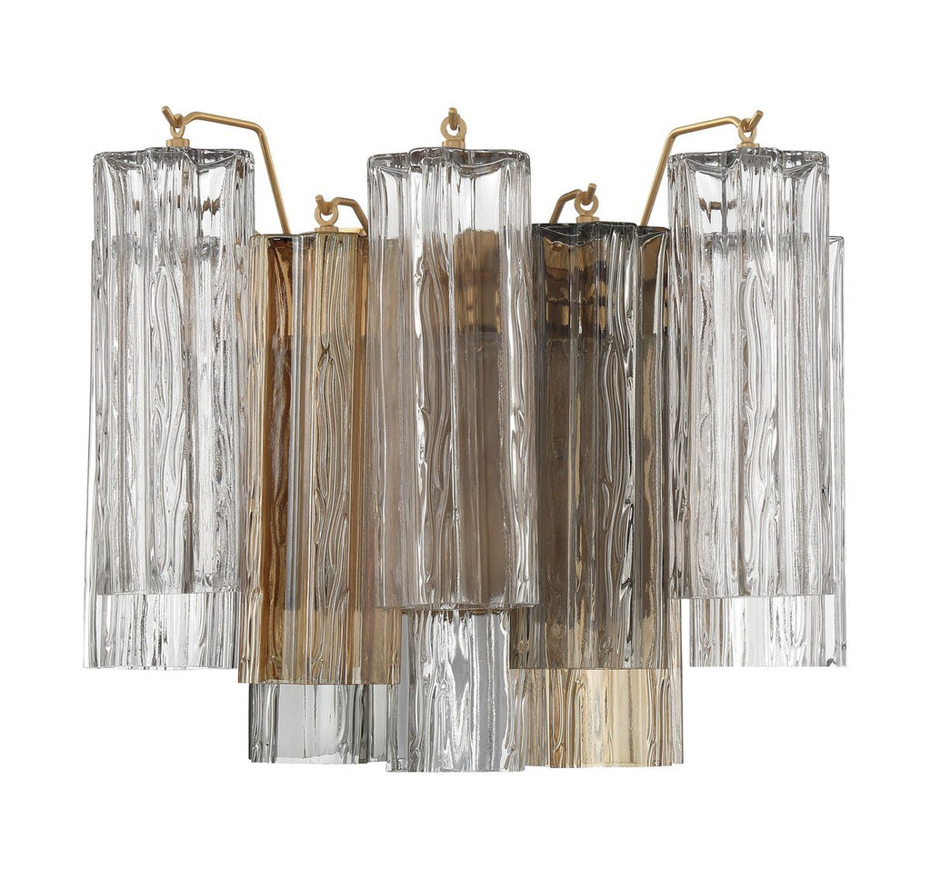 Aurora Applique Murale Moderne en Verre Ambre - Neutralighting
