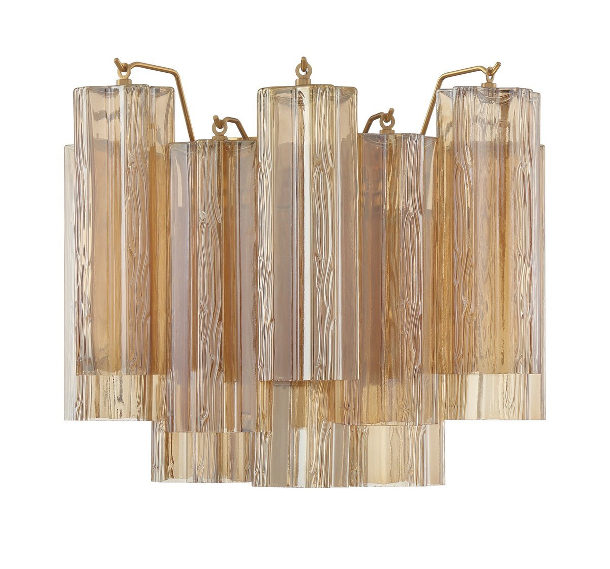 Aurora Applique Murale Moderne en Verre Ambre - Neutralighting