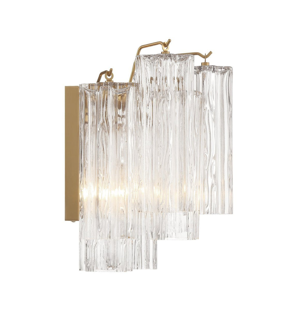 Aurora Applique Murale Moderne en Verre Ambre - Neutralighting