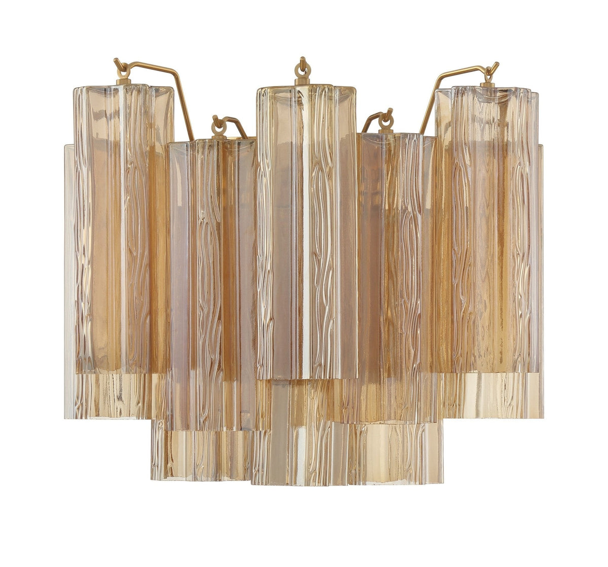 Aurora Applique Murale Moderne en Verre Ambre - Neutralighting