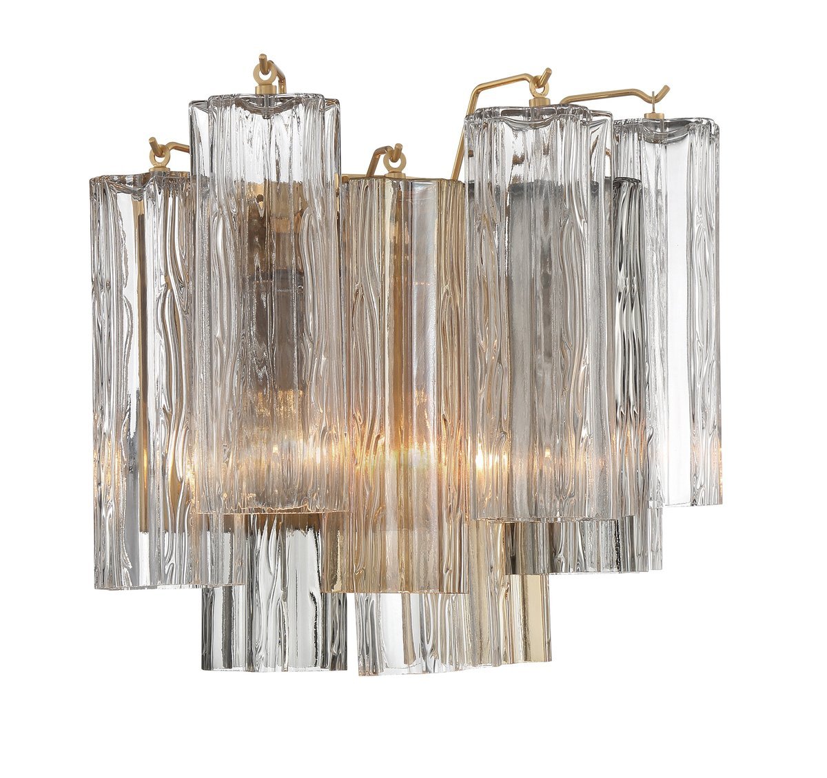 Aurora Applique Murale Moderne en Verre Ambre - Neutralighting