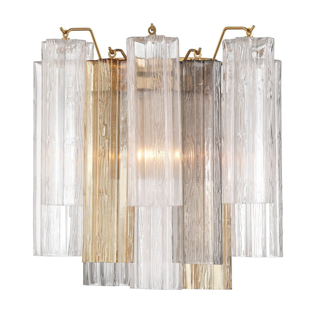 Aurora Applique Murale Moderne en Verre Ambre - Neutralighting