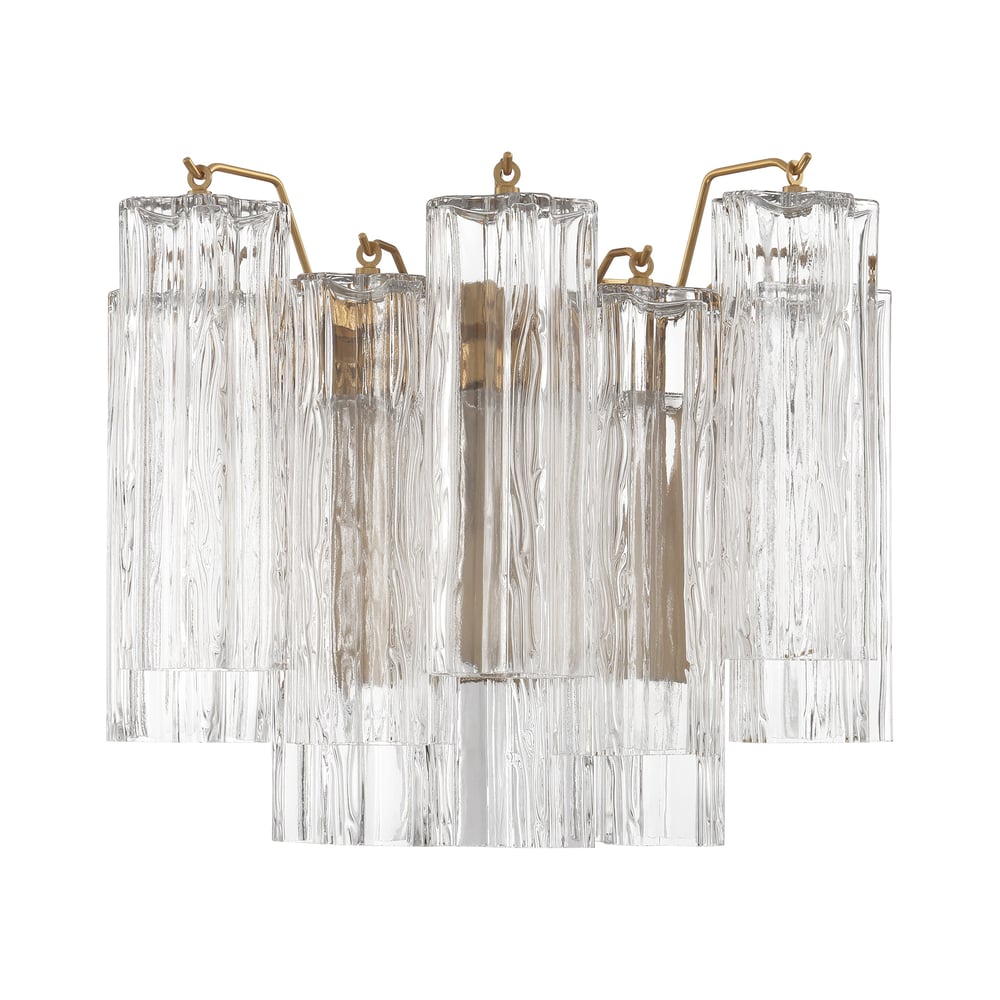 Aurora Applique Murale Moderne en Verre Ambre - Neutralighting