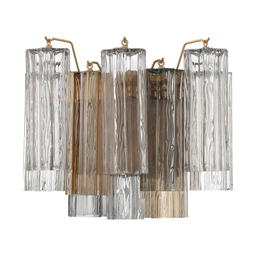 Aurora Applique Murale Moderne en Verre Ambre - Neutralighting
