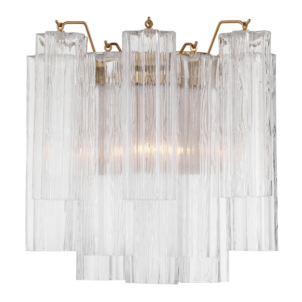 Aurora Applique Murale Moderne en Verre Ambre - Neutralighting