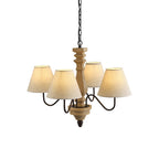 Adela Lustre Bois Traditionnel Luxe - Neutralighting