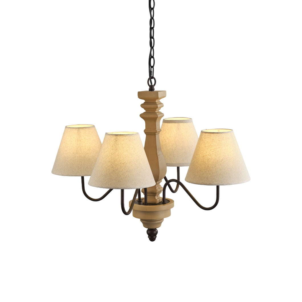 Adela Lustre Bois Traditionnel Luxe - Neutralighting