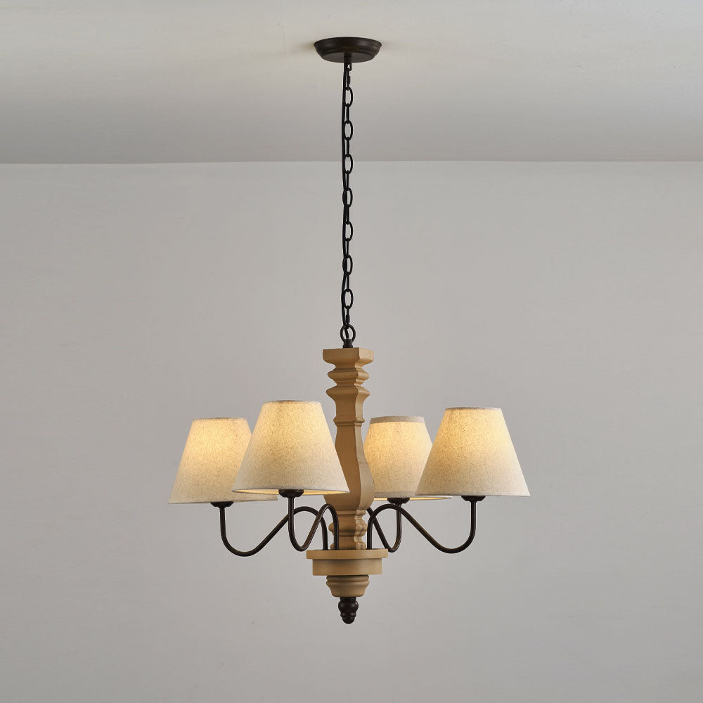 Adela Lustre Bois Traditionnel Luxe - Neutralighting