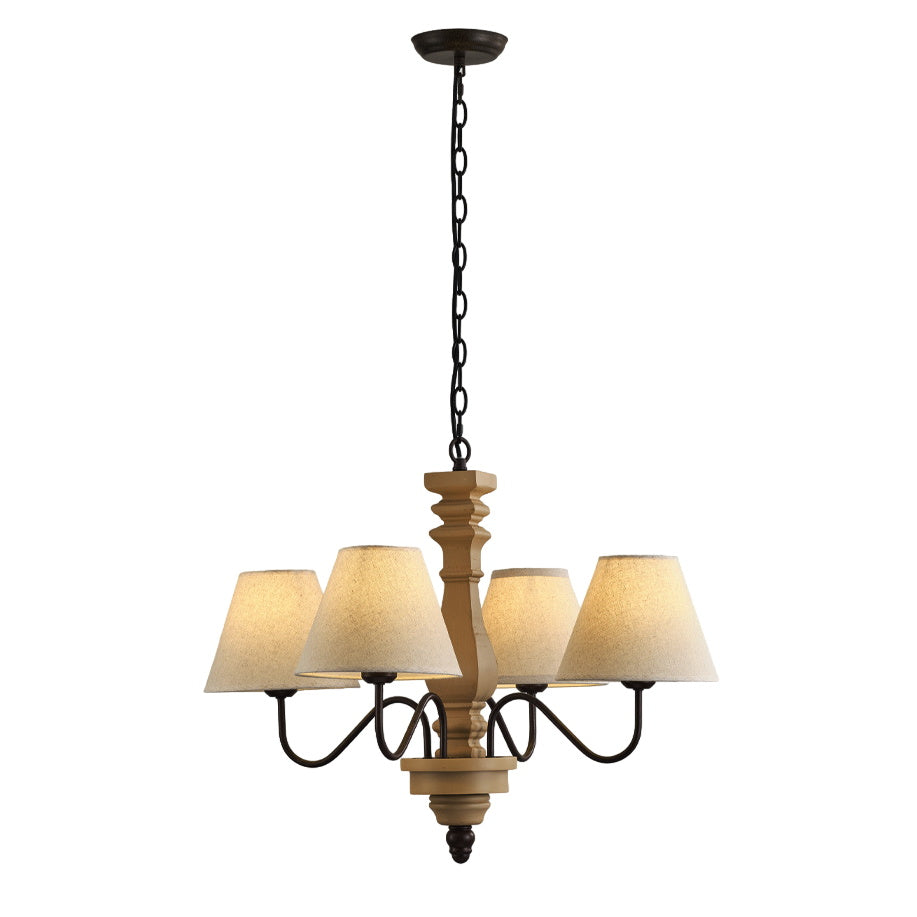 Adela Lustre Bois Traditionnel Luxe - Neutralighting