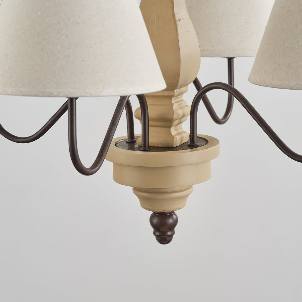 Adela Lustre Bois Traditionnel Luxe - Neutralighting