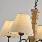 Adela Lustre Bois Traditionnel Luxe - Neutralighting