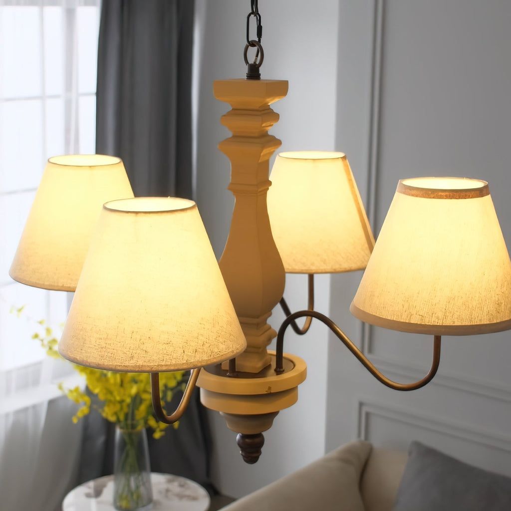 Adela Lustre Bois Traditionnel Luxe - Neutralighting