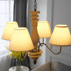 Adela Lustre Bois Traditionnel Luxe - Neutralighting