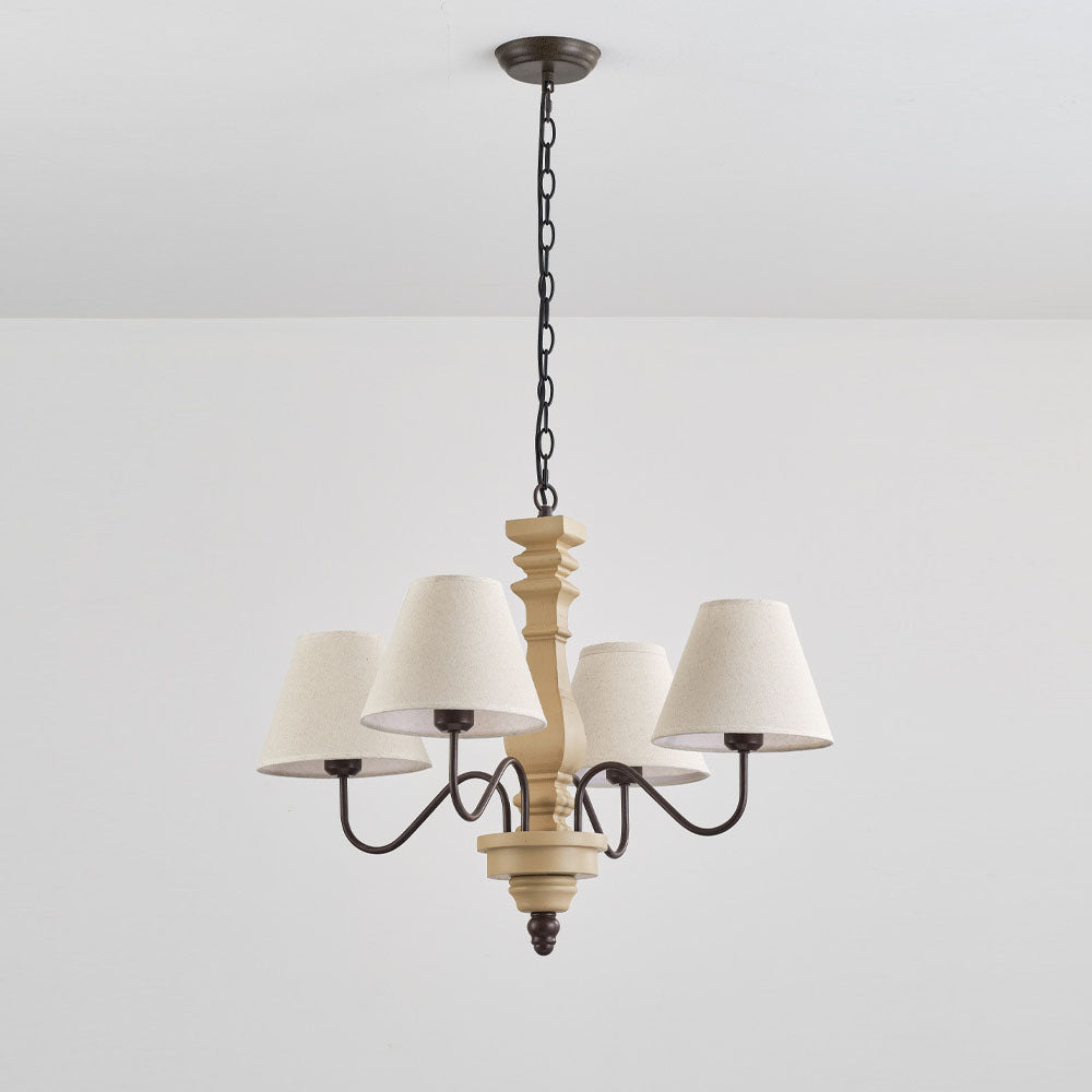 Adela Lustre Bois Traditionnel Luxe - Neutralighting