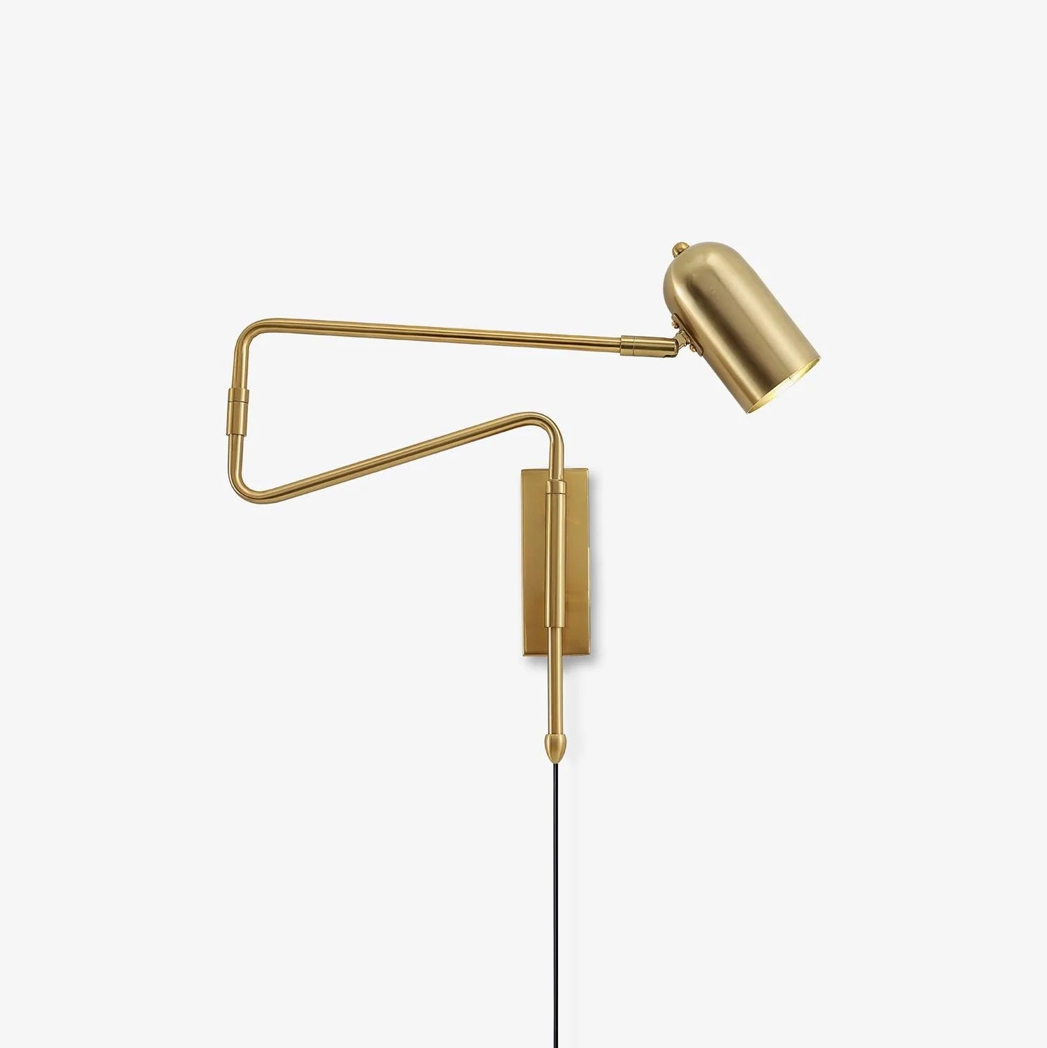 Ivar Adjustable Arm Plug In Wall Lamp - Neutralighting