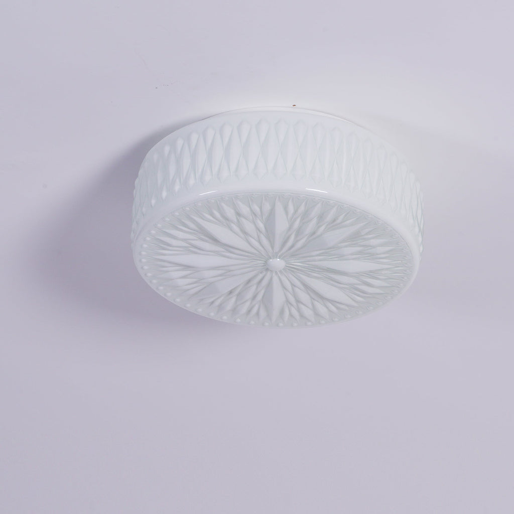 Solara Plafonnier en Verre à Abat-jour Moderne Lune - Neutralighting