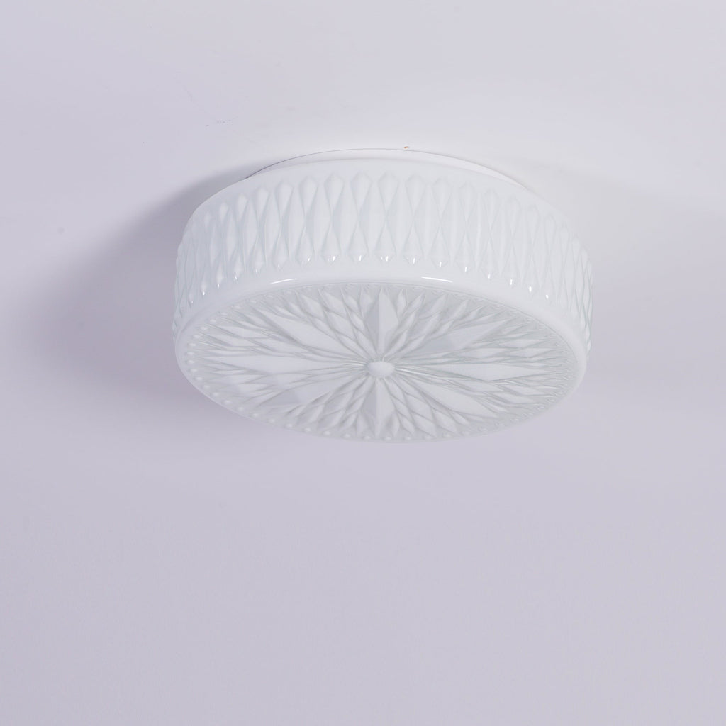 Solara Plafonnier en Verre à Abat-jour Moderne Lune - Neutralighting