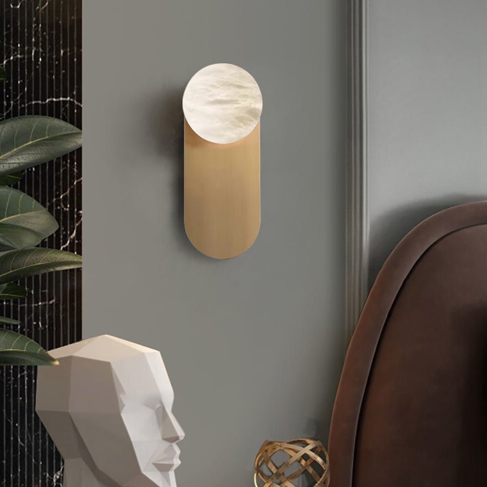 Adrion Applique Murale Métal Albâtre Moderne - Neutralighting