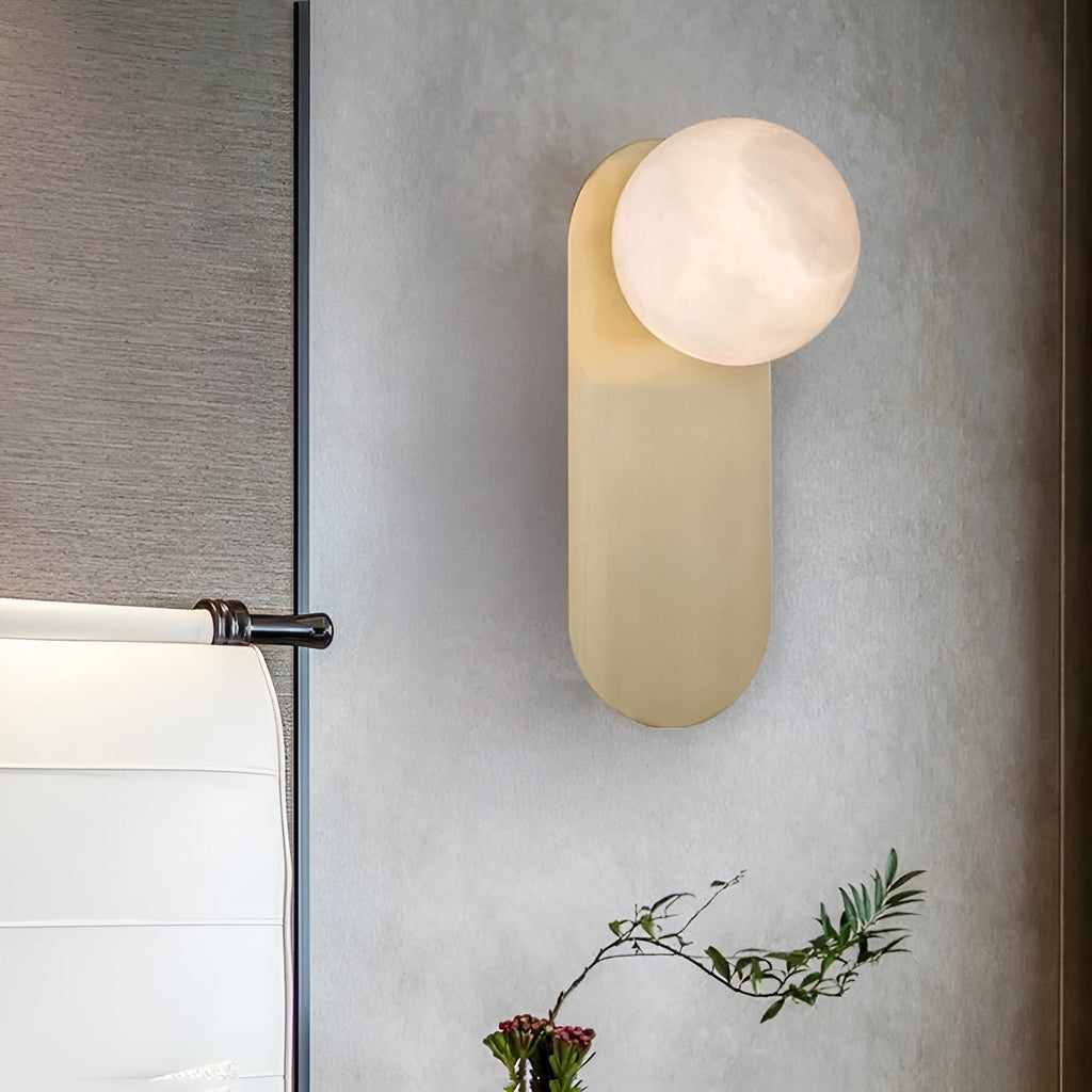 Adrion Applique Murale Métal Albâtre Moderne - Neutralighting
