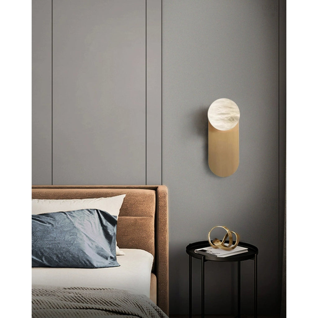 Adrion Applique Murale Métal Albâtre Moderne - Neutralighting