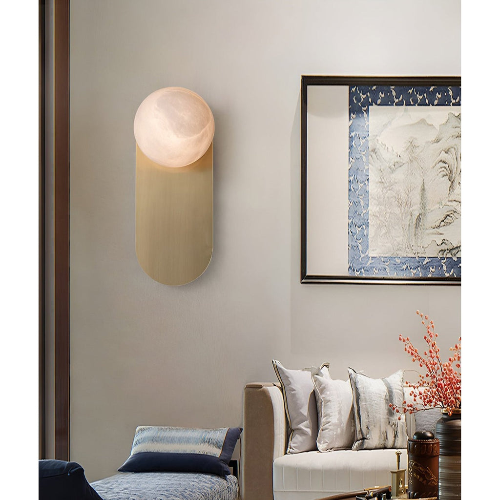 Adrion Applique Murale Métal Albâtre Moderne - Neutralighting