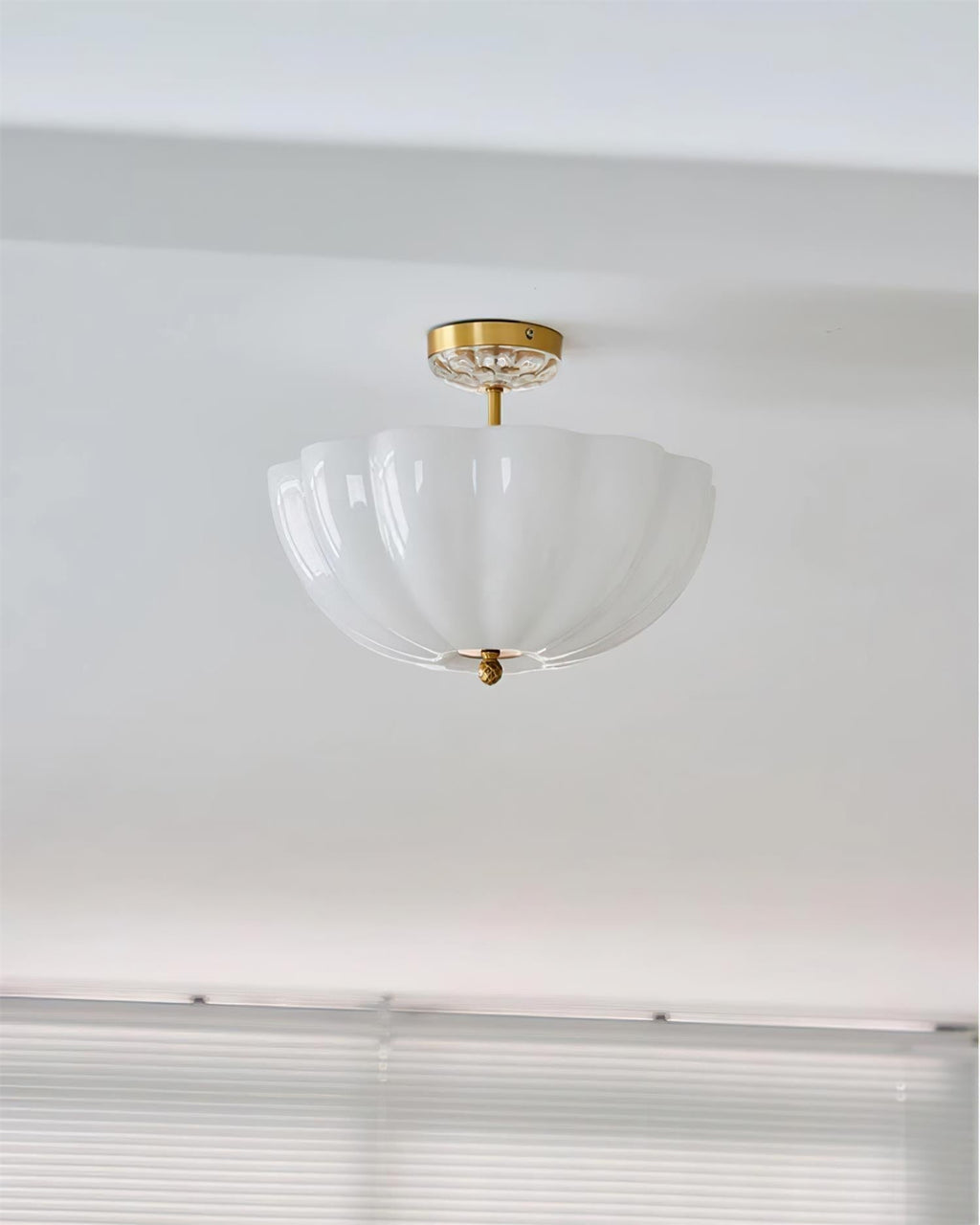 Mirage Plafonnier Silhouette Élégante Pétale en Verre - Neutralighting