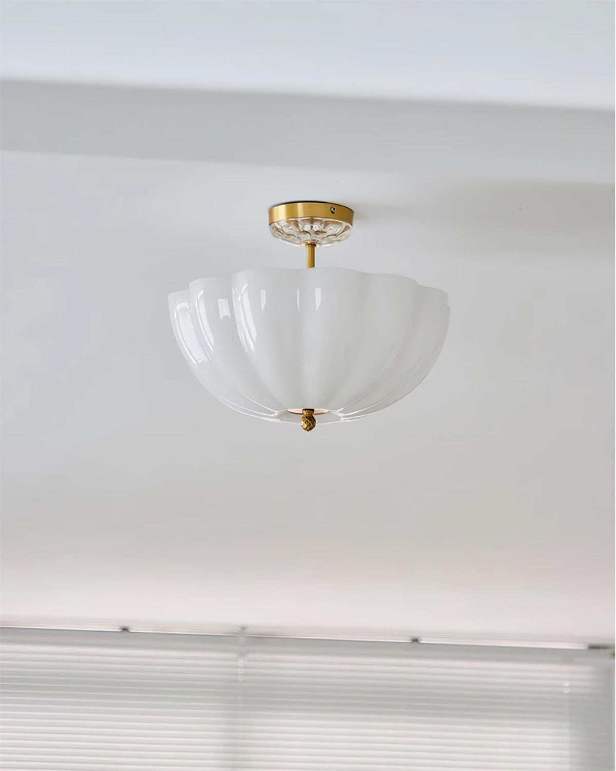 Mirage Plafonnier Silhouette Élégante Pétale en Verre - Neutralighting